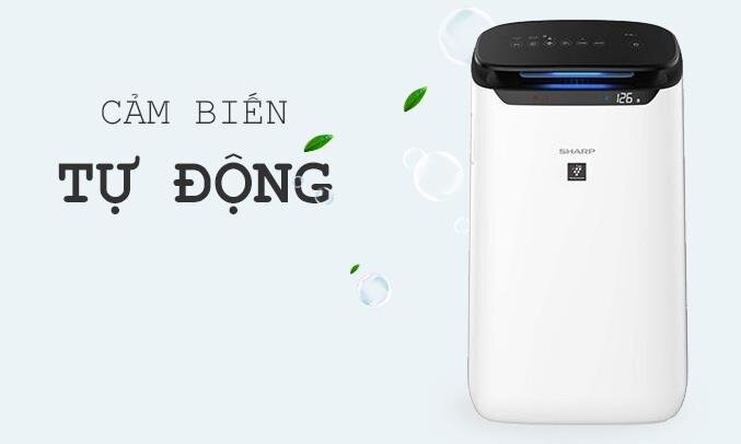 Máy tạo ion và lọc không khí Sharp FP-J60E-W
