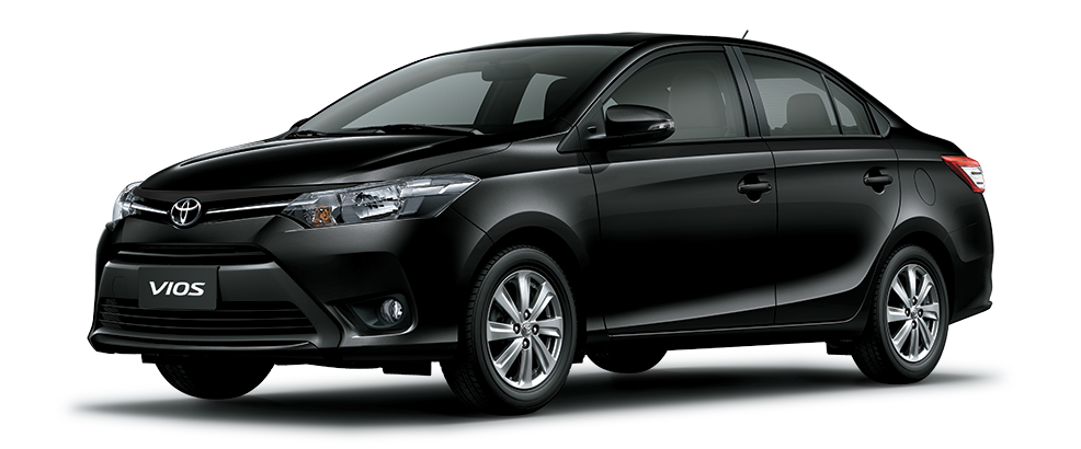 Mẫu Toyota vios đen 1.5 E số tự động