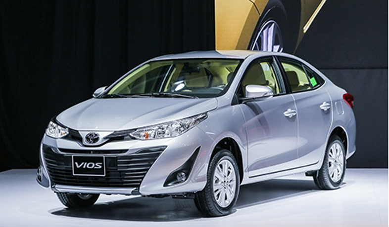 Kích thước xe hơi 4 chỗ xe Toyota Vios