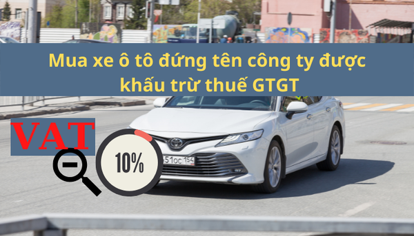 xe đứng tên công ty