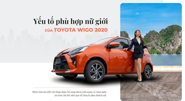 Xe ô tô nữ đẹp Toyota Wigo 2020