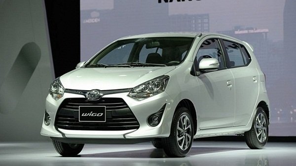 Toyota wigo thuộc các dòng xe dưới 1 tỷ có bề ngoài nhỏ nhắn