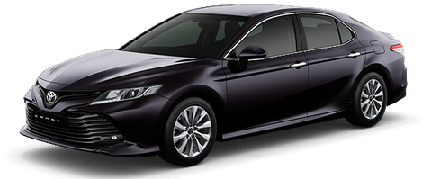 Mẫu xe Camry màu xanh đen