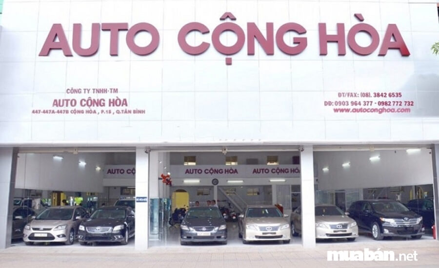 Địa chỉ chợ xe ô tô cũ TPHCM tại Auto Cộng Hòa