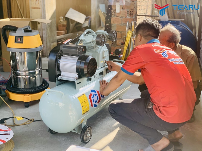 Hình ảnh bàn giao bộ thiết bị rửa xe ô tô chuyên nghiệp