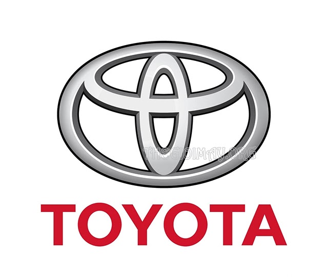 Logo của hãng xe Toyota hình Elip lồng nhau