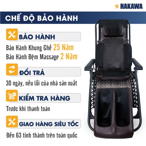 Combo đệm massage HAKAWA và ghế xếp tiện lợi