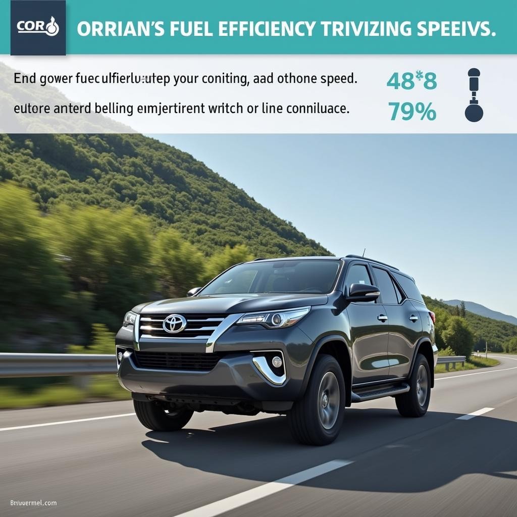 Định mức tiêu hao nhiên liệu Fortuner trên đường cao tốc