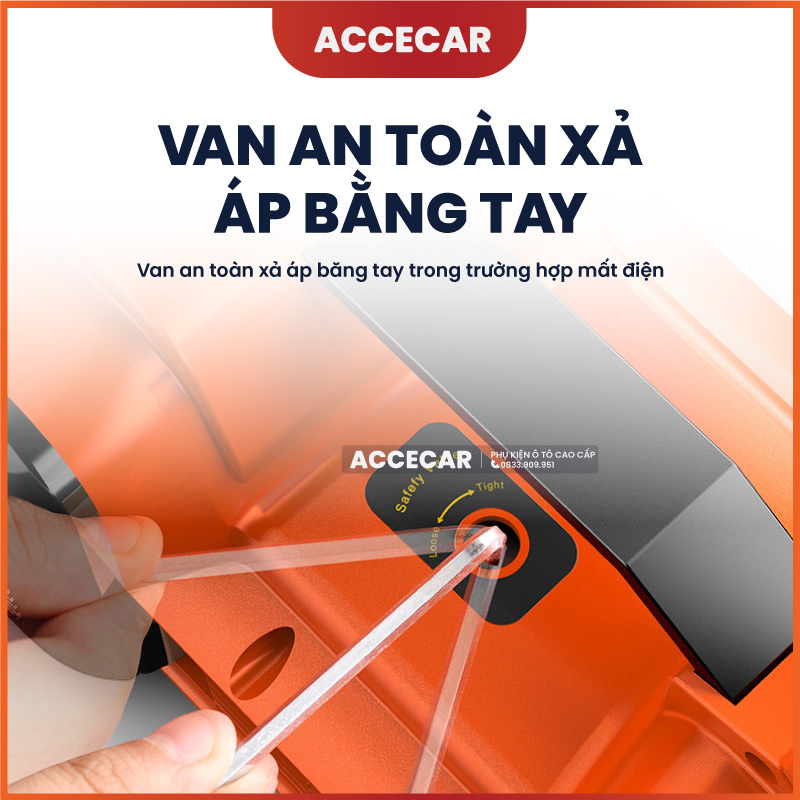 Hộp đựng gọn gàng của bộ dụng cụ thay lốp xe ô tô