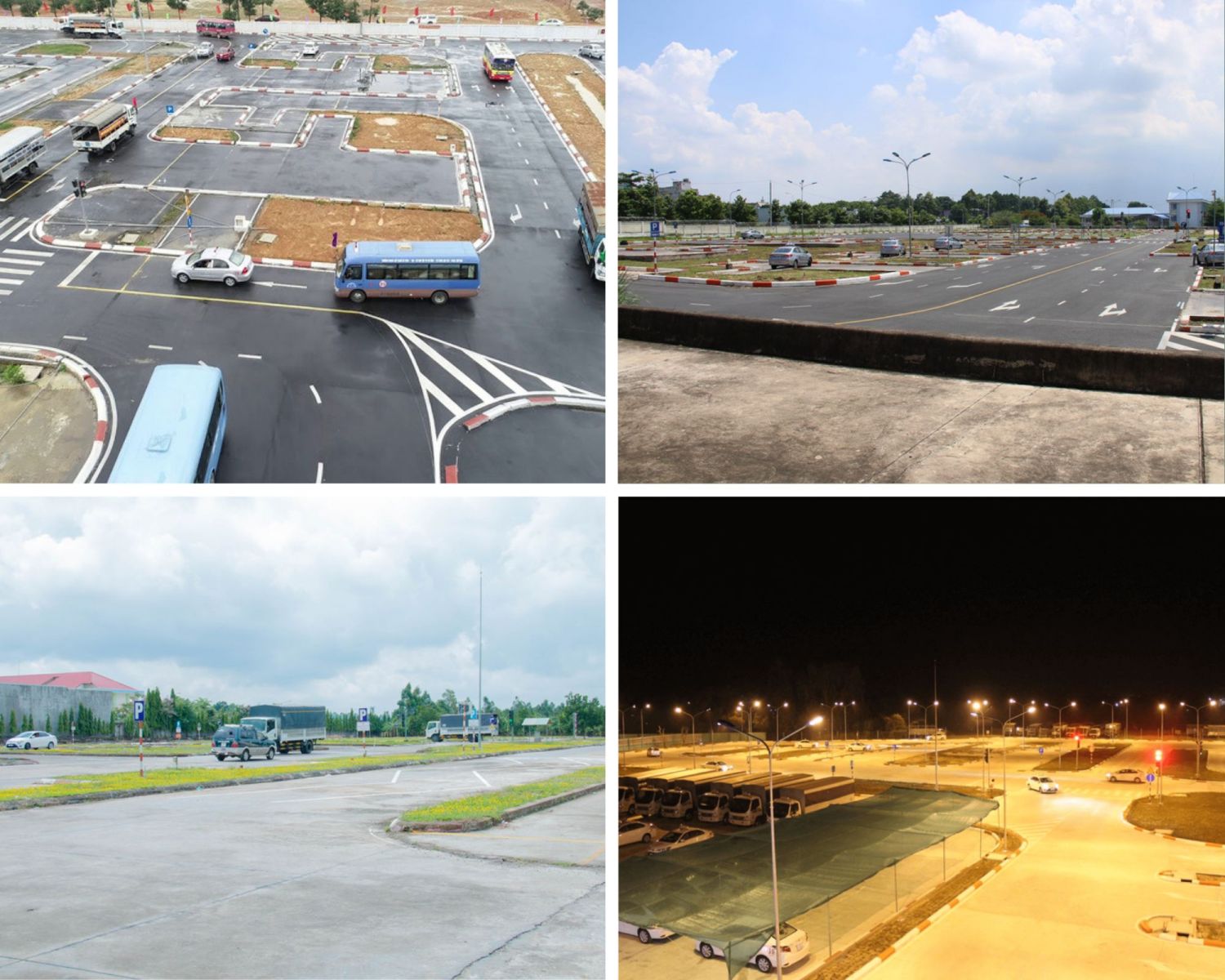 Sân tập thực hành học lái xe ô tô ở Bình Dương