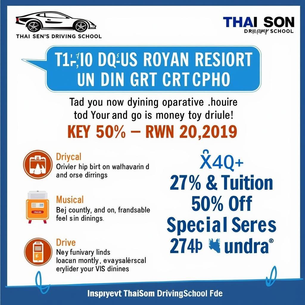 Thông tin về các chương trình ưu đãi học phí tại Trung tâm đào tạo lái xe ô tô Thái Sơn