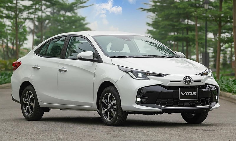 Kích thước xe 4 chỗ Vios