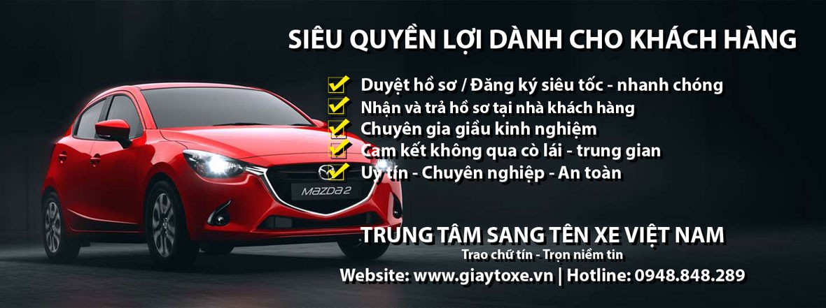 Giấy tờ thủ tục liên quan đến xe ô tô