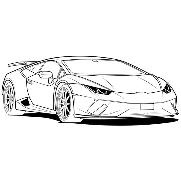 Tranh tô màu siêu xe Ferrari