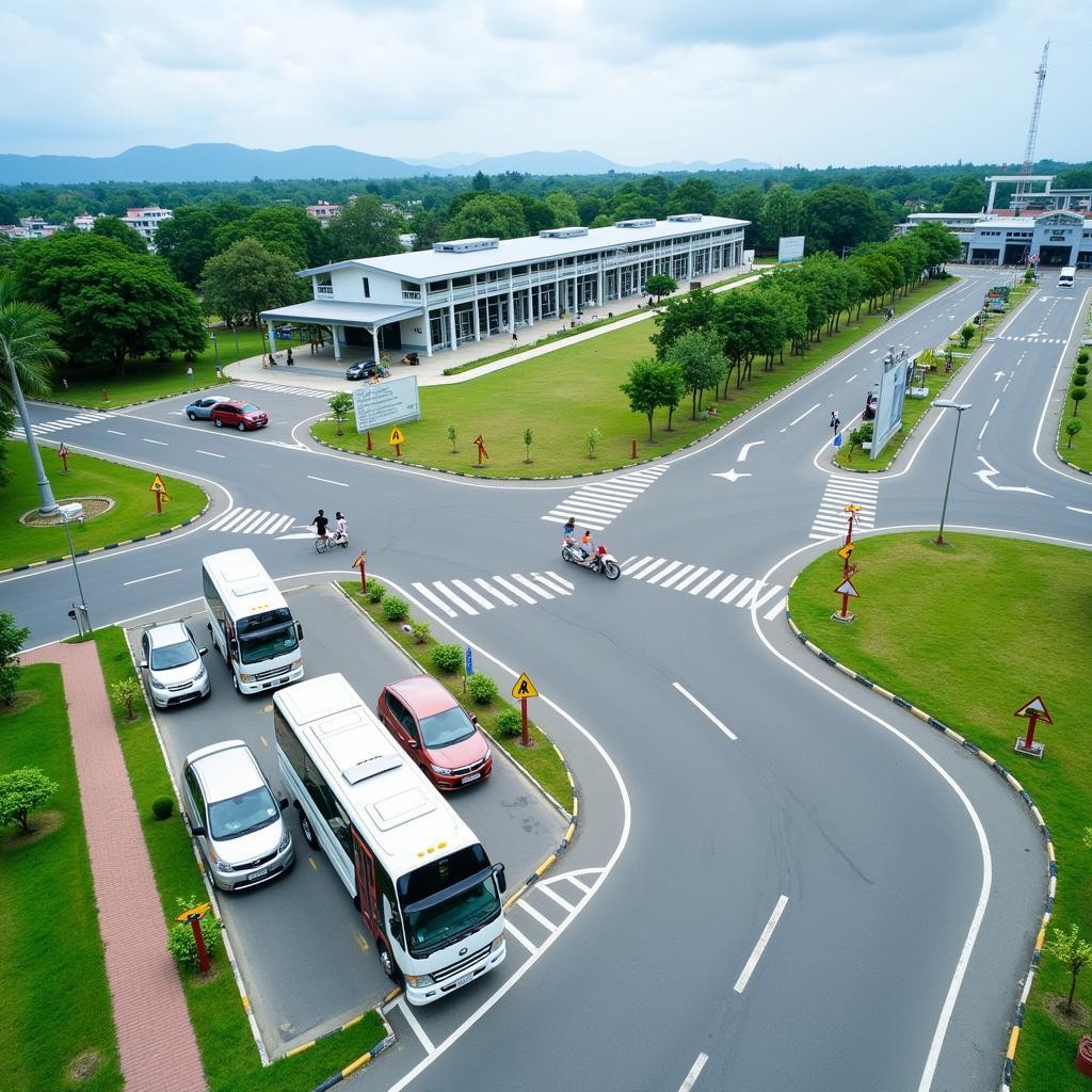 Cơ sở vật chất hiện đại phục vụ đào tạo lái xe ô tô tại Trung tâm Thái Sơn