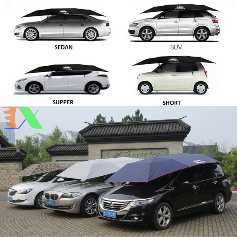 Dù che xe ô tô Dingku đang che phủ một chiếc ô tô