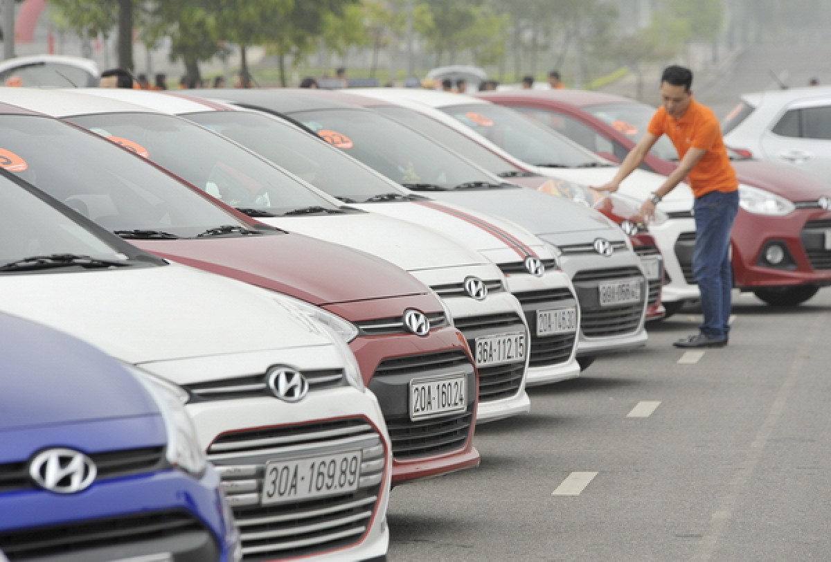 Xe Hyundai Grand i10, một trong những mẫu CKD cạnh tranh về giá