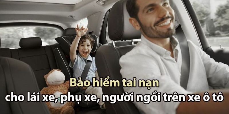 Ghế ngồi bên trong xe ô tô, minh họa đối tượng được bảo hiểm cho người ngồi trên xe