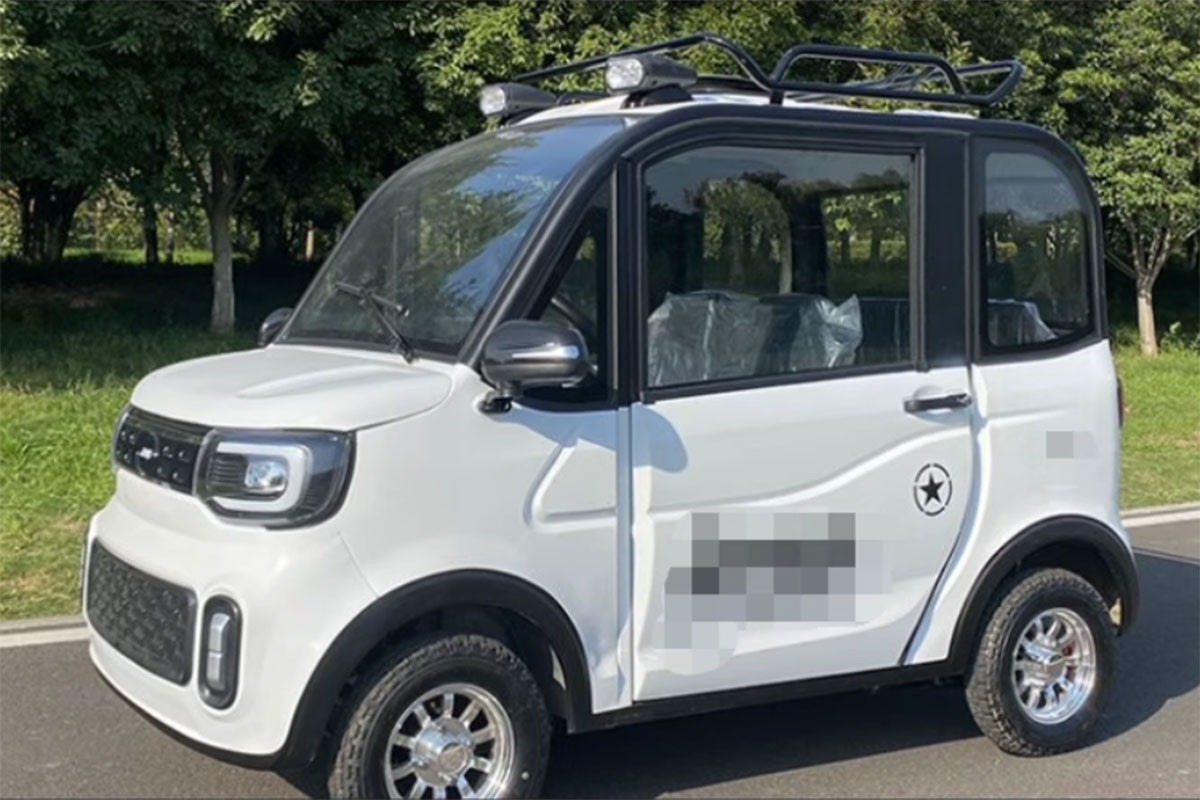 Xe ô tô điện mini không rõ nguồn gốc được quảng cáo trên mạng