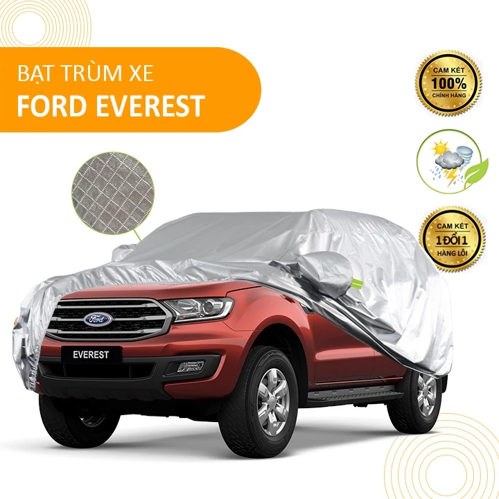 Xe ô tô 7 chỗ Ford Everest: Bạt trùm cao cấp