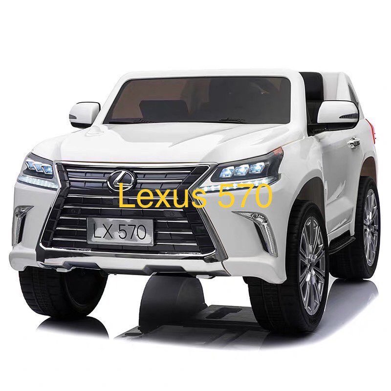 Xe điện trẻ em Lexus LX570 màu trắng