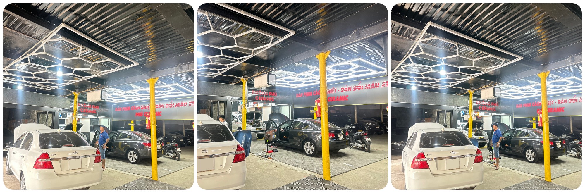 Nội thất khu vực dịch vụ thiết kế xe ô tô Vinfast