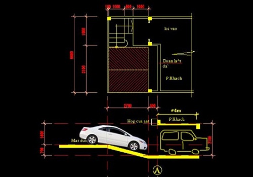 Tiêu chuẩn đường dốc cho xe ô tô vào gara an toàn nhất