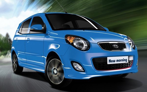 Kia Morning cũ đời 2009-2012 màu trắng