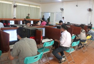 Phần mềm thi sát hạch lý thuyết tự động tại trung tâm đào tạo lái xe ô tô PCCC