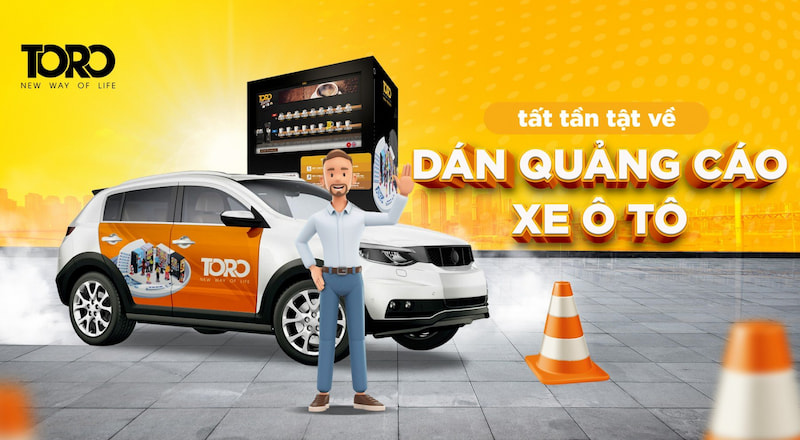 Hình ảnh Roadshow ô tô dán decal quảng cáo