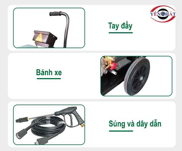 Cấu tạo chi tiết của máy rửa xe V-Jet C200/21