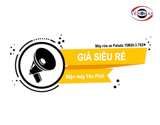 Cập nhật giá máy rửa xe ô tô chuyên nghiệp Palada 15M26-3.7S2