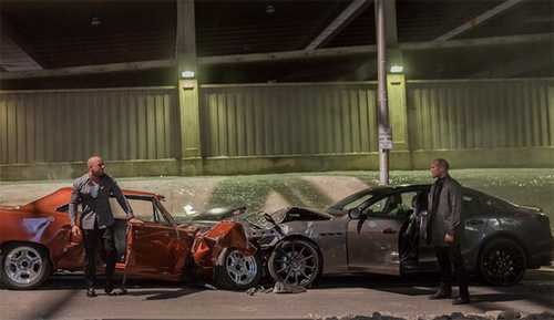 Cảnh quay xe ô tô rượt đuổi trong Fast and Furious