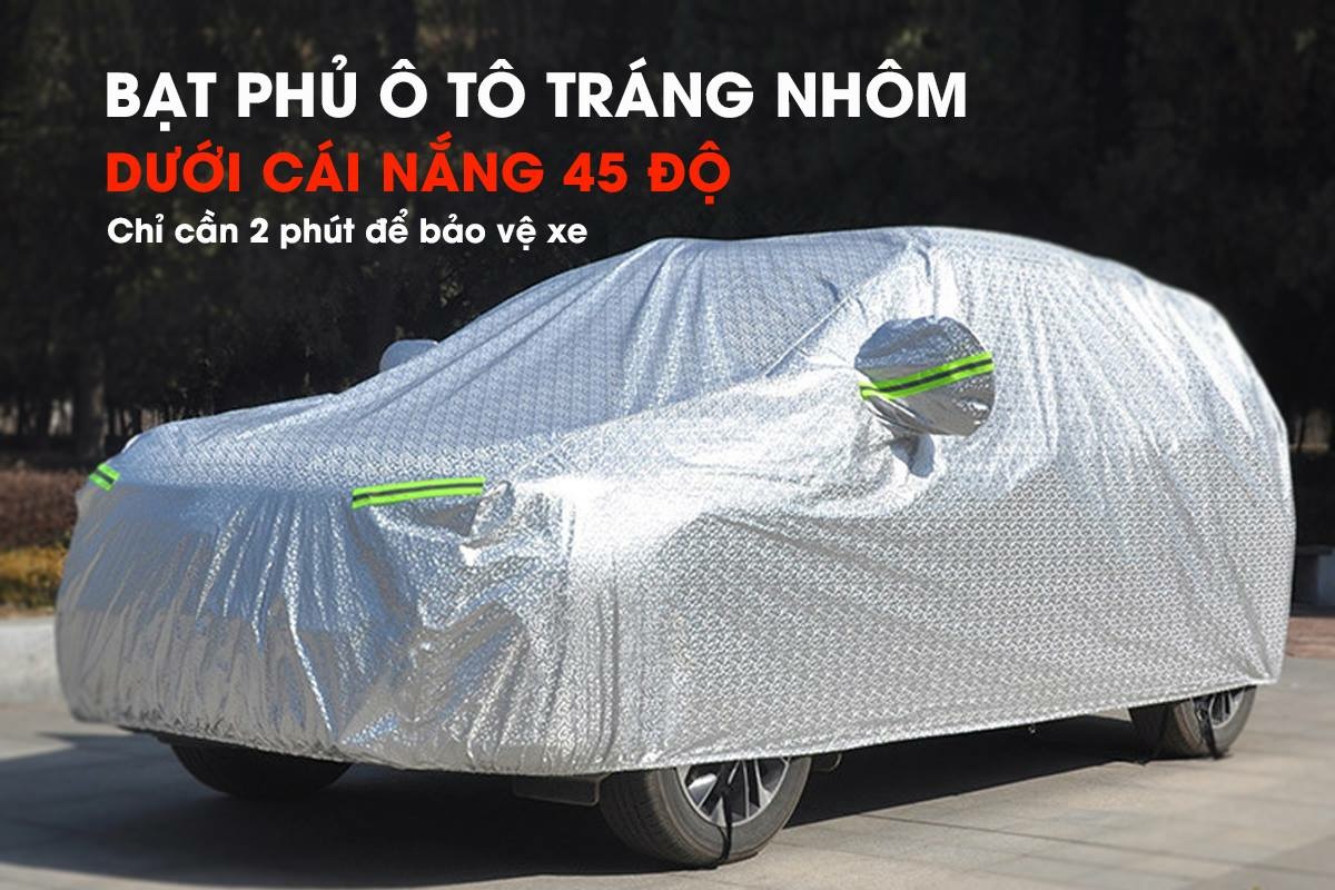 Bạt phủ xe ô tô chống nắng: Giải pháp bảo vệ xế yêu hiệu quả