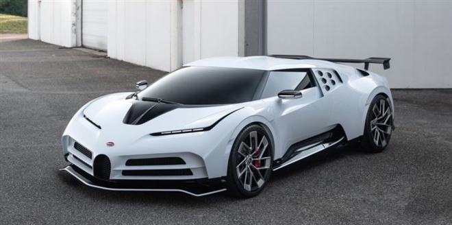 Bugatti Centodieci màu trắng, mẫu xe kỷ niệm trong thế giới siêu xe ô tô