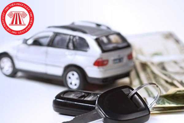 Giấy đăng ký xe ô tô và giấy biên nhận ngân hàng khi thế chấp