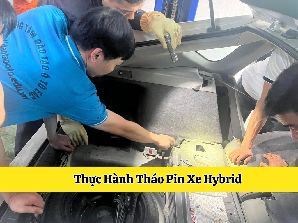Kỹ Thuật Viên Xe Ô Tô Điện, Xe Hybrid: Khóa Học Chuyên Sâu tại Toyota Okayama
