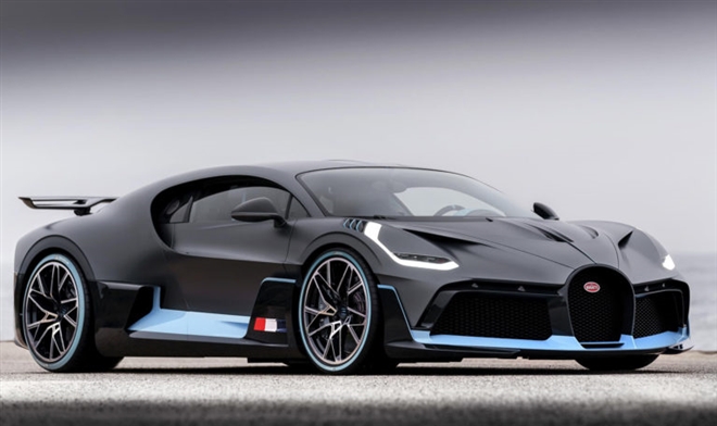 Bugatti Divo màu xanh dương, siêu xe tối ưu hiệu suất cho đường đua