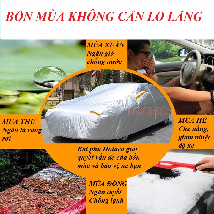 bạt phủ xe ô tô chống nắng mưa hiệu quả