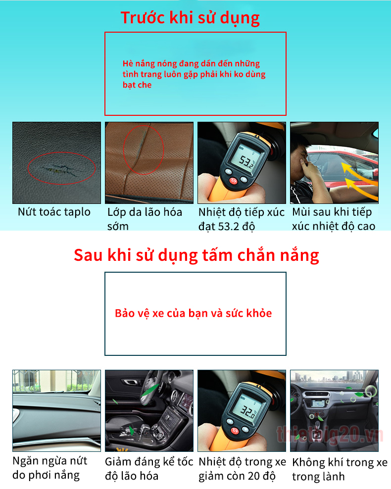 Lắp đặt tấm cách nhiệt tráng bạc trên kính xe ô tô