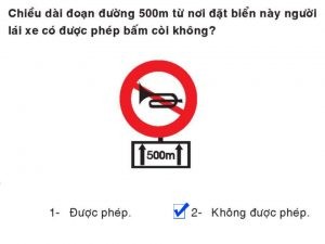 Tài liệu 450 câu hỏi hỗ trợ ôn tập mẹo thi lý thuyết lái xe B2.