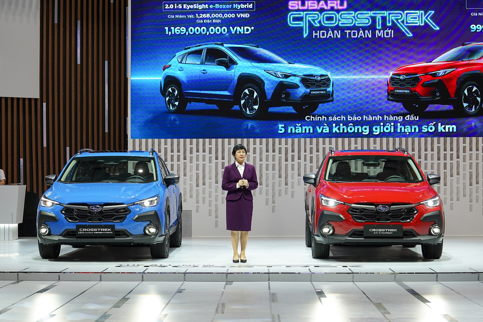 Subaru Crosstrek Hybrid, một trong những mẫu xe điện hóa mới tại VMS 2024