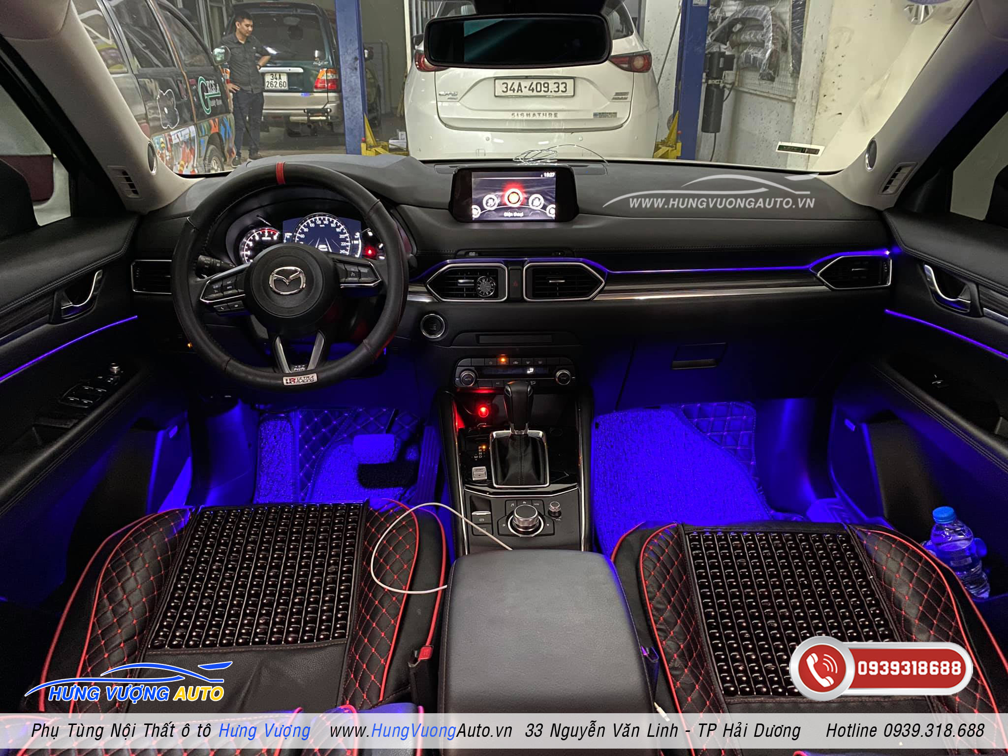Hình ảnh góc trước của Mazda CX-5 màu trắng