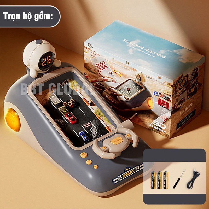 Ô tô xe đua đồ chơi – Máy game 661-9 chi tiết