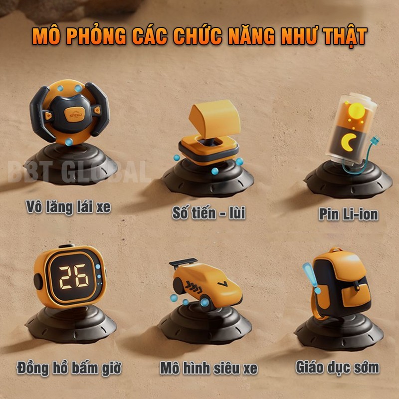 Ô tô xe đua đồ chơi – Máy game 661-9 chi tiết