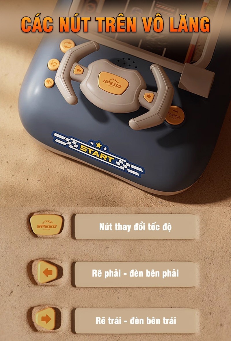 Ô tô xe đua đồ chơi – Máy game 661-9 chi tiết