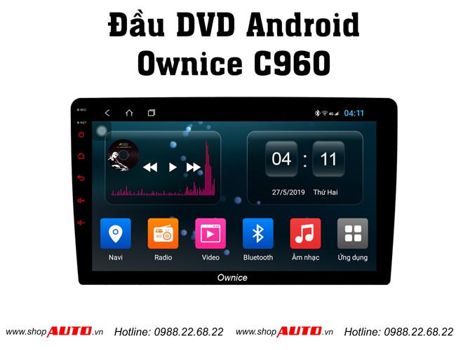 Đầu DVD Android cho Honda CRV