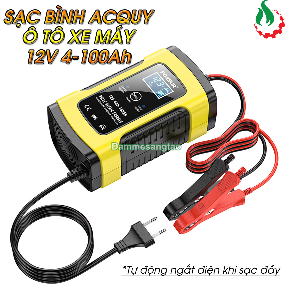 Bình acquy xe ô tô: Hướng dẫn sạc hiệu quả