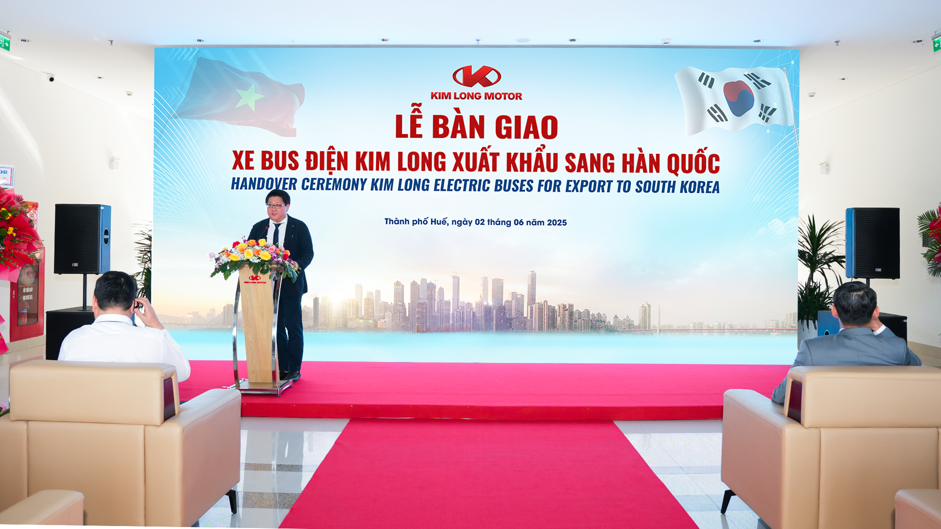 Ông Jeong Ha Neul, Tổng giám đốc DAON Mobility chia sẻ về xe bus điện Kim Long