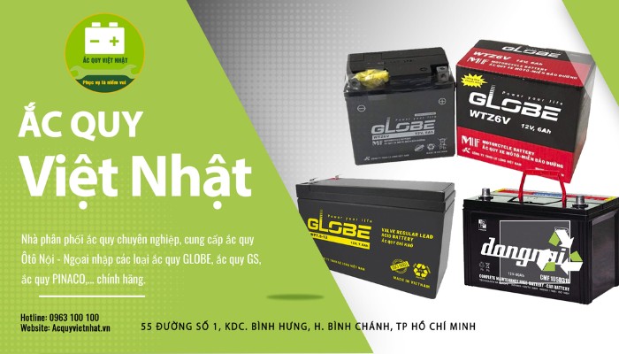 Ắc quy Việt Nhật - Đơn vị cung cấp ắc quy ô tô uy tín bậc nhất TPHCM